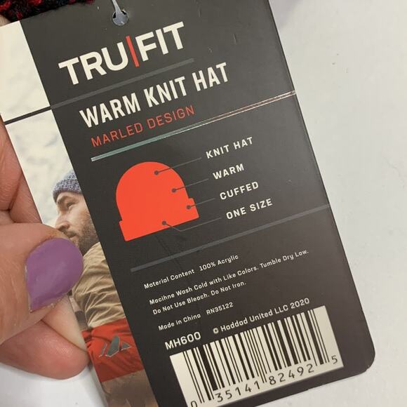 The Great Outdoors Warm Marled Knit Hats Beanies New with tag Bundle of 2 - Picture 6 of 7